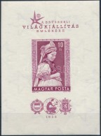 ** 1958 Brüsszeli Világkiállítás Vágott Blokk (12.000) / Mi Bl 27... - Autres & Non Classés