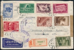 1948 Ajánlott Légi Levél SokszínÅ± Bérmentesítéssel / Airmail... - Autres & Non Classés