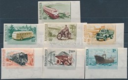 ** 1955 Közlekedés ívsarki Vágott Sor (14.000) / Mi 1453-1459 Imperforate Corner Set... - Otros & Sin Clasificación