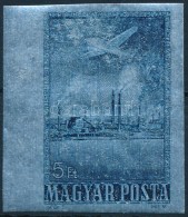 ** 1955 Alumínium Vágott ívszéli Bélyeg (15.000) / Mi 1449 Imperforate Margin... - Otros & Sin Clasificación