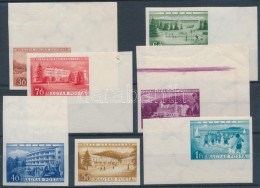 ** 1953 ÜdülÅ‘k ívszéli Vágott Sor (14.000) / Mi 1297-1303 Imperforate Margin Set... - Autres & Non Classés