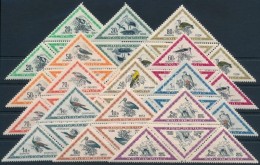 ** 1952 Madarak Sor Négyestömbökben / Mi 1230-1240 Blocks Of 4 - Autres & Non Classés