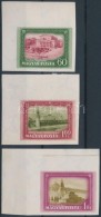 ** 1952 Moszkva ívsarki Vágott Sor (8.000) / Mi 1218-1220 Imperforate Corner Set (1Ft Jobb FelsÅ‘... - Otros & Sin Clasificación