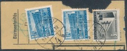 1951 Épületek 1,78Ft Tévnyomat Futott Csomagszállító Szelvénydarabok... - Autres & Non Classés