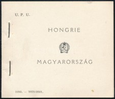 ** 1949 UPU Speciális Füzet : D Párok + Két Szélén Fogazatlan C... - Otros & Sin Clasificación