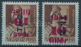 ** 1946 BetÅ±s Tl.2. Mindkét Felülnyomás Fordított / Mi 866, Both Overprints Inverted. - Autres & Non Classés