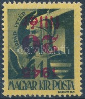 ** 1945 KisegítÅ‘ 20f/1f Fordított Felülnyomással / Mi 781 With Inverted Overprint - Autres & Non Classés