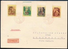 1945 Felszabadulás 8 Db FDC Piros Bélyegzésekkel, érkezési BélyegzÅ‘vel,... - Otros & Sin Clasificación