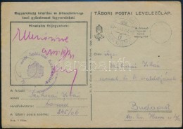 1943 Tábori Posta LevelezÅ‘lap Mozgópostán Küldve / Field Postcard 'M. Kir. Vasuti... - Autres & Non Classés