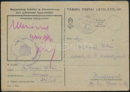 1943 Tábori Posta LevelezÅ‘lap Mozgópostán Küldve / Field Postcard 'M. Kir. Vasuti... - Other & Unclassified