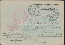 1940 Lengyel Internáló Táborból Küldött LevelezÅ‘lap Cenzúrázva... - Autres & Non Classés