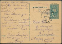 1940 Tábori Díjjegyes LevelezÅ‘lap / Field PS-card 'M.KIR. 21 TÁBORI ZSIDÓ... - Autres & Non Classés