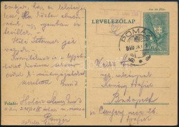 1940 Tábori Díjjegyes LevelezÅ‘lap / Field PS-card 'M.KIR. 21 TÁBORI ZSIDÓ... - Otros & Sin Clasificación