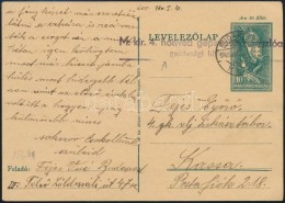 1940 10f Díjjegyes LevelezÅ‘lap / Field PS-card 'M.kir. 4. Honvéd Gépkocsizó... - Otros & Sin Clasificación