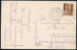 1944 Képeslap KétnyelvÅ± Bélyegzéssel / Postcard With Bilingual 'ANTALÓC' - Autres & Non Classés