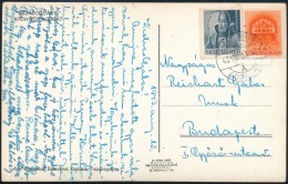 1943 Képeslap TISZABOGDÁNY KétnyelvÅ± Bélyegzéssel / Postcard With Bilingual... - Autres & Non Classés