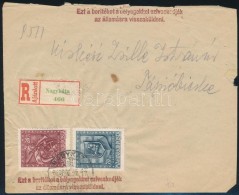 1943 Ajánlott Levél NAGYKÁTA Vasúti Bélyegzéssel / Registered Cover With... - Autres & Non Classés
