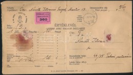 1940 2 Db értéklevél Tábori Posta Címre Küldve, Ott érkezési... - Autres & Non Classés