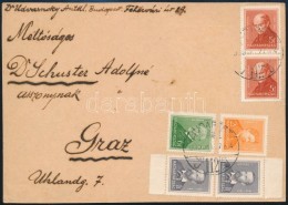 1939 LevelezÅ‘lap 6 Bélyeges Arcképek Bérmentesítéssel Ausztriába /... - Autres & Non Classés