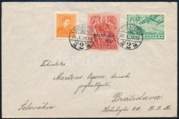 1939 Levél 3 Bélyeggel Bérmentesítve Pozsonyba / Cover To Bratislava - Autres & Non Classés