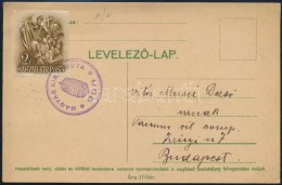 1938 LevelezÅ‘lap 'MAGYAR KIR. POSTA 298' Gumibélyegzéssel / Postcard With Auxiliary Postmark - Otros & Sin Clasificación