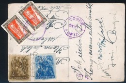 1938 Képeslap Bulgáriába, Ott Portózva / Postcard To Bulgaria, With Postage Due - Otros & Sin Clasificación