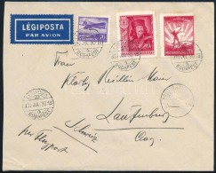 1935 Légi Levél 56f Bérmentesítéssel Svájcba / Airmail Cover To... - Otros & Sin Clasificación