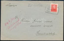 1933 Levél VANYOLA Postaügynökségi Bélyegzéssel / Cover With Postal Agency... - Autres & Non Classés