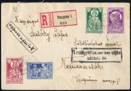 1930 Szent Imre Sor Expressz Ajánlott Levélen / Mi 463-466 On Registered Express Cover - Other & Unclassified