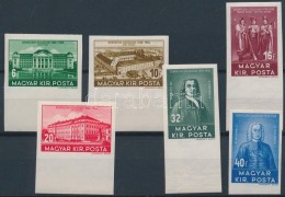 ** 1938 Debrecen Vágott ívszéli Sor (80.000) / Mi 585-590 Imperforate Margin Set - Other & Unclassified