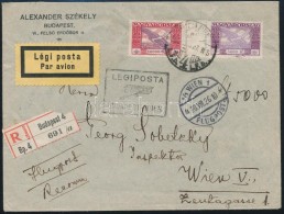 1926 Ajánlott Légi Levél 15.000K Bérmentesítéssel / Registered Airmail... - Autres & Non Classés
