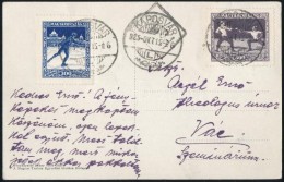 1925 Képeslap Sport 200K, 300K, 500K Bérmentesítéssel / Mi 404-405, 407 On Postcard... - Autres & Non Classés