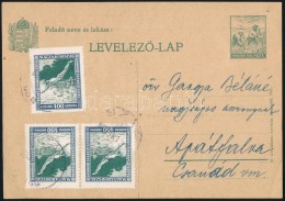 1925 0-díjjegyes LevelezÅ‘lap Sport 3 X 400K Bérmentesítéssel  / 3 X Mi 406 On PS-card... - Autres & Non Classés