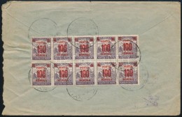 1924 Levél 1000K Portóval / Cover With 1000K Postage Due 'GYÅR' - Nyulfalu - Otros & Sin Clasificación