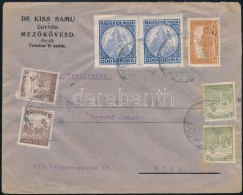 1923 Levél 600K Bérmentesítéssel Bécsbe / Cover With 600K Franking To Vienna - Otros & Sin Clasificación