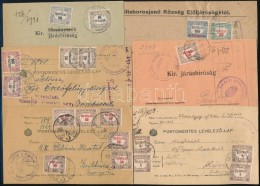 1921-1924 11 Db Küldemény Hivatalos Bélyegekkel / 12 Covers, Postcards With Official Stamps - Autres & Non Classés