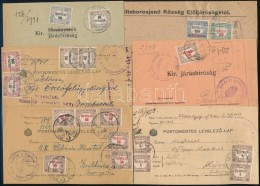 1921-1924 11 Db Küldemény Hivatalos Bélyegekkel / 12 Covers, Postcards With Official Stamps - Other & Unclassified