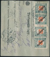 1920 TávbeszélÅ‘jegy 12 X 50f Köztársaság Portó Bélyegekkel / 10 X... - Andere & Zonder Classificatie