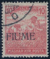 O Fiume 1918 Arató 10f Gépi Felülnyomással (1.200.000) / Mi 12 With Machine Overprint.... - Autres & Non Classés