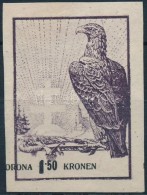 * Nyugat-Magyarország IX. 1921 1,50K Zöld Helyett Lila Színben és... - Autres & Non Classés