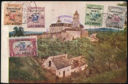 Nyugat-Magyarország 1921 5f, 10f, 50f, 60f, 1K Képeslapon   / Mi 11-12, 16-17, 18 On Postcard 'NAGY... - Otros & Sin Clasificación