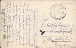 1918 Tábori Posta Képeslap Osztrák Hadifogolytáborból 'Kriegsgefangenenlager... - Autres & Non Classés