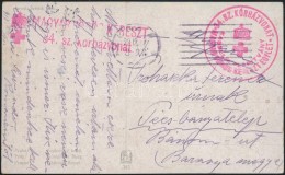 1917 Tábori Posta Képeslap / Field Postcard 'MAGYAR VÖRÖSKERESZT 34. Sz.... - Other & Unclassified