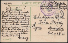 1916 Tábori Posta Képeslap / Field Postcard 'K.u.K. SANITÄTSANSTALTEN FÜR SYRIEN' - Autres & Non Classés