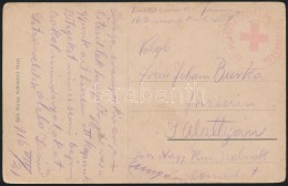 1916 Tábori Posta Képeslap / Field Postcard 'XVI. Sz. KÓRHÁZVONAT... - Autres & Non Classés