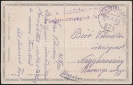 1918 Tábori Posta Képeslap / Field Postcard 'K.u.k. Luftfahrtruppen Fliegerkompagnie Nr. 5' + +FP... - Autres & Non Classés