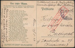 1917 Tábori Posta Képeslap / Field Postcard 'K.u.K. Seeflugleitung Pola' + 'K.u.K. MP POLA' - Autres & Non Classés