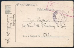 1917 LevelezÅ‘lap / Postcard 'S.M.S. (ZRINYI)' - Autres & Non Classés