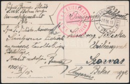 1915 Tábori Posta Képeslap Hajópostával / Field Postcard 'K.u.k. KRIEGSMARINE S.M.S.... - Other & Unclassified