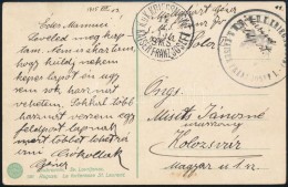 1915 Képeslap Haditengerészeti Postával / Navy Mail Postcard 'K.u.K. KRIEGSMARINE / KAISER... - Otros & Sin Clasificación